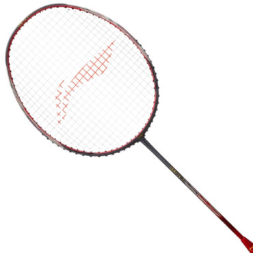Li-Ning Ignite 7 Strung Badminton Racquet-Dark Grey/Red p1