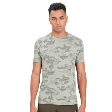 Technosport Crew Neck T-Shirts for Mens OR-60 (Olive)