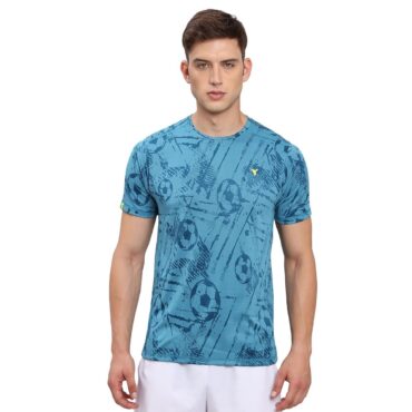 Technosport Crew Neck T-Shirts for Mens OR-60 (Teal)