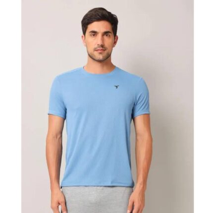 Technosport Men's Active Running T-Shirt -OR10 (Licher Blue)