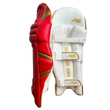 A2 Cricket Batting Pads- Red & Golden