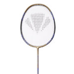 Carlton Carbotec 3000 Strung Badminton Racquet (Gold) (1)