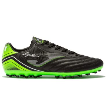 Joma Aguila Firm Ground 2301 Football Shoes (Black/Green Fluo)