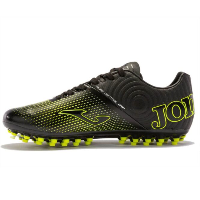 Joma Xpander Firm Ground 2301 Football Shoe (Black/Lemon Fluor) p2
