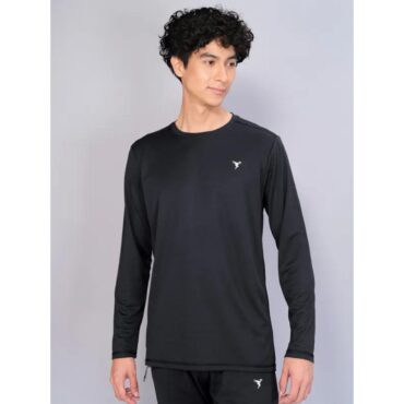 Technosport Mens Active T-Shirt -OR17 (Black)