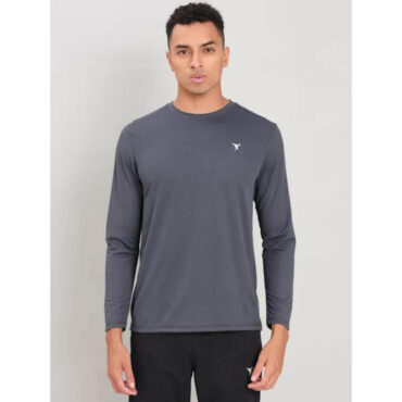 Technosport Mens Active T-Shirt -OR17 (Carbon Grey) (3