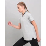 Technosport Women's Active Running T-Shirt-W121(Light Grey)