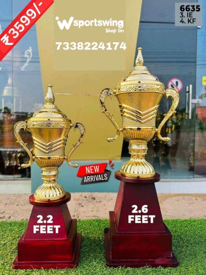 11-Trophies Are Made Out Of Metal (Prices are Inclusive of both the trophies)