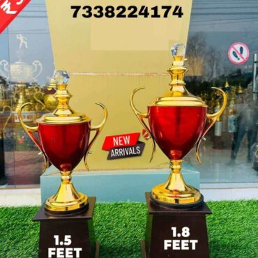 Trophies Are Made Out Of Fiber (Prices are Inclusive of both the trophies)-1.5'-1.8'