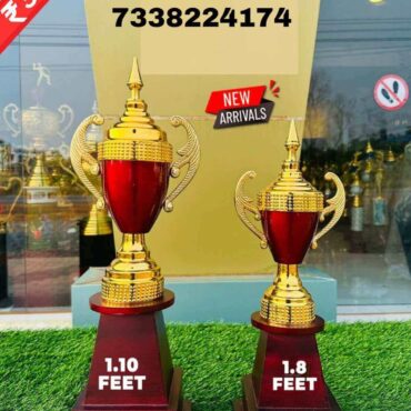 Trophies Are Made Out Of Fiber (Prices are Inclusive of both the trophies)-1.8'-1.10'