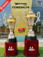 Trophies Are Made Out Of Steel (Prices are Inclusive of both the trophies)-2.2'-2.5'