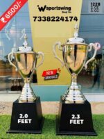 Trophies Are Made Out Of Steel (Prices are Inclusive of both the trophies)-2.0'-2.3'