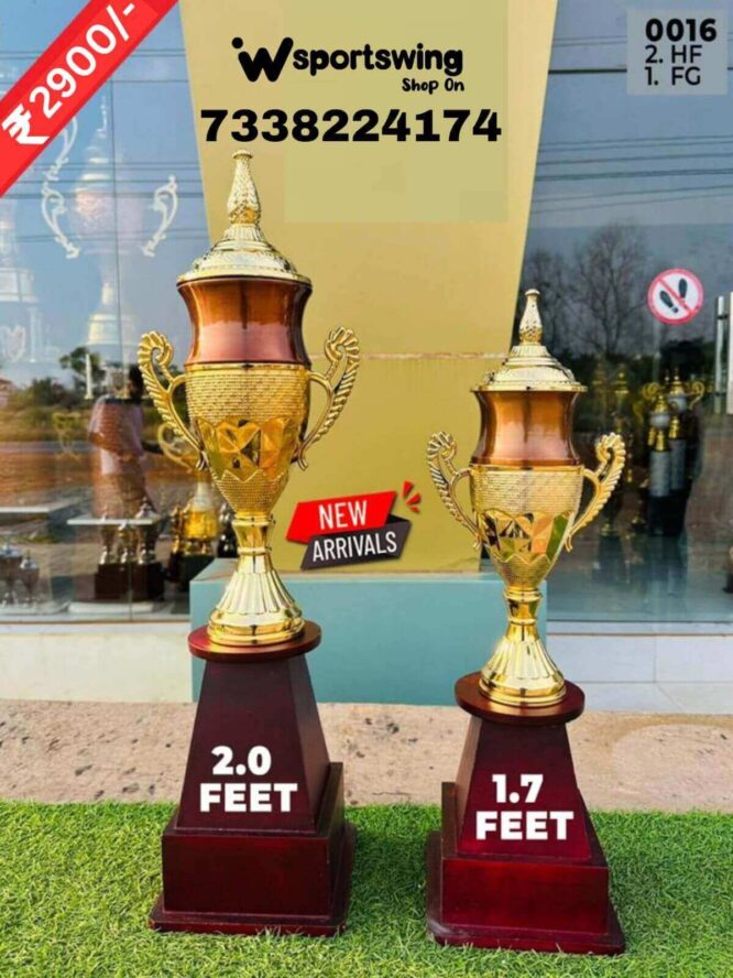 Trophies Are Made Out Of Fiber (Prices are Inclusive of both the trophies)-1.7'-2.0'