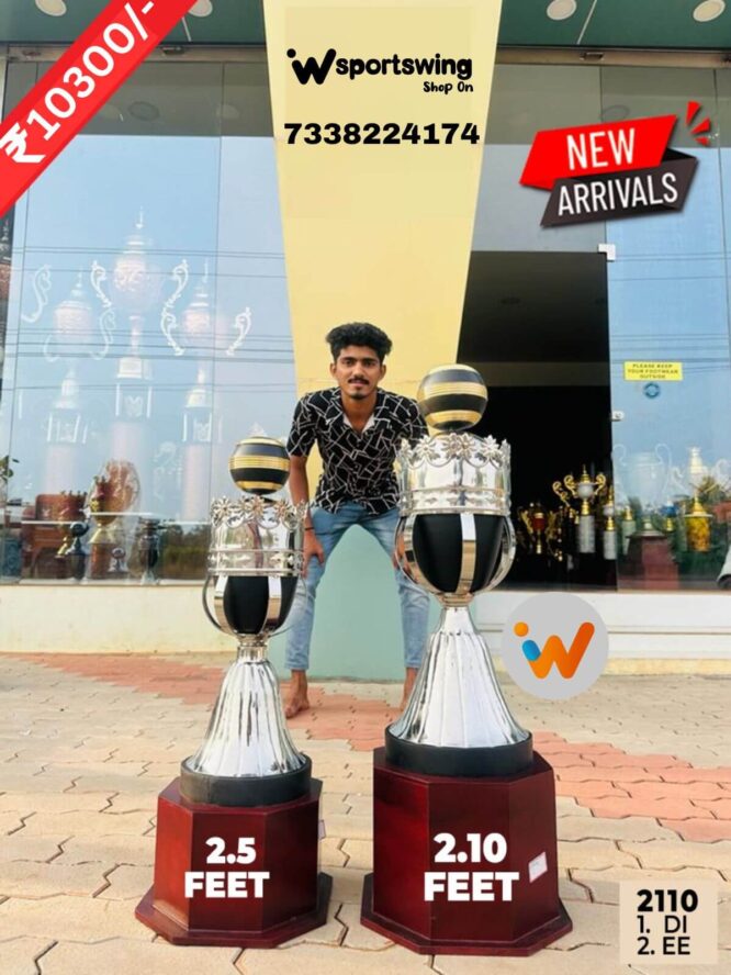 55-Trophies Are Made Out Of Steel With Metal (Prices are Inclusive of both the trophies)