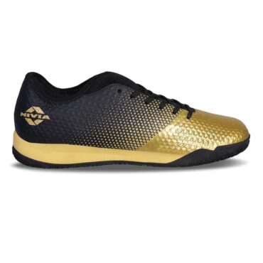 Nivia Ashtang Gold Futsal Shoes-Gold