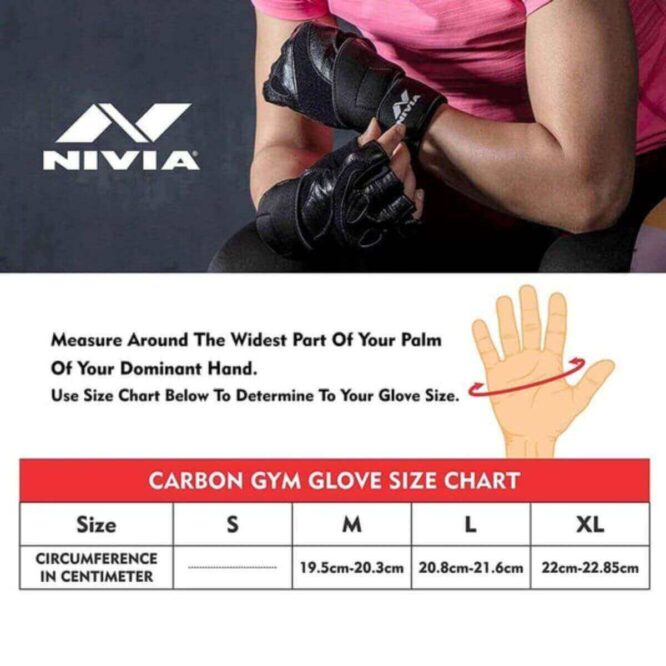 Nivia Carbon Weightliftng Gloves P1