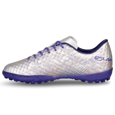 Nivia Oslar 3.0 Turf Football Shoes-Silver p2