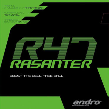 Andro Rasanter R47 Table Tennis Rubber