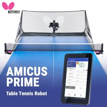 Butterfly Amicus Prime Table Tennis Robot p1