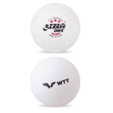 DHS DJ40+ 3 star WTT Table Tennis Balls (Pack of 6) p1