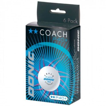 Donic coach P40+ Cell Free Training Table Tennis Balls - ( Pack of 6) p1