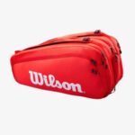 Wilson Super Tour 15 Pack Racquet Bag (Red)