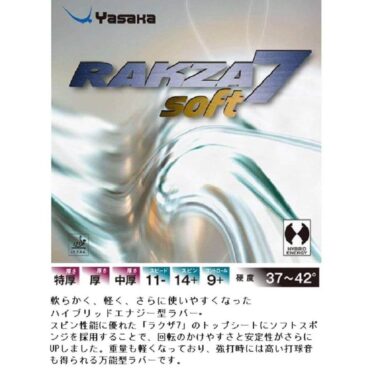 Yasaka Rakza 7 Soft Table Tennis Rubber p1