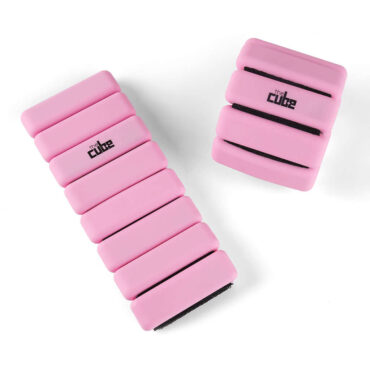 Cube Cuffs Ankle Weights -2LBS-Pink Weighted wraps for your ankles & wrists for that comfortable resistance. At 1 lbs each, these beautiful bracelets can weigh in on every workout. Cuffs (Wrist/Ankle Weights) x 2 Weight Per Piece - 1lbs p1