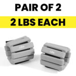 Cube Cuffs Ankle Weights -4LBS-Greyv p2