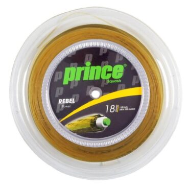 Prince Rebel Power Squash String 100m Reel - 18 / 1.20mm (Gold)