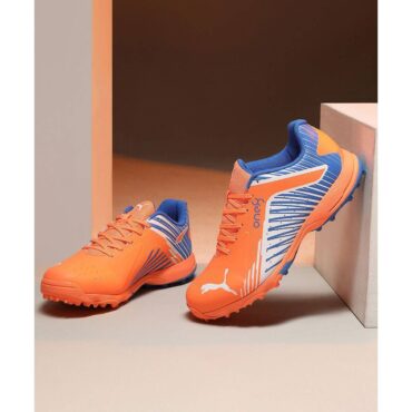 Puma 22 FH Rubber Cricket Shoes (Orange) p5