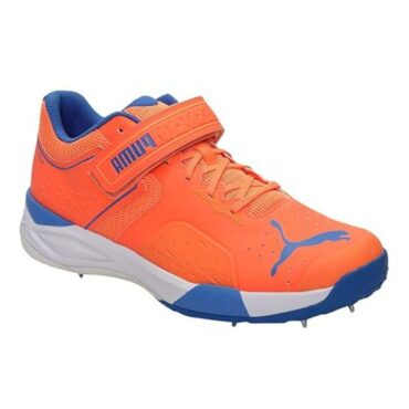 Puma Bowling 22.1 Unisex Cricket Shoes (Orange/Blue)
