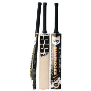 SS Sky Black English willow Cricket Bat- SH