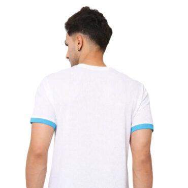 Shiv Naresh SN-14 T-Shirt (White/Cyan) p3