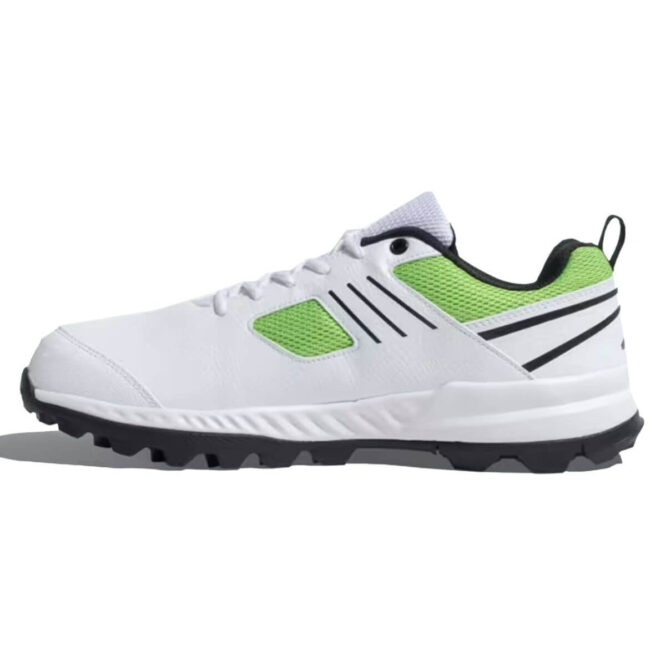 Adidas Crihase 23 Mens Cricket Shoes (Cloud White/Core Black/Lucid Lime F23) P2