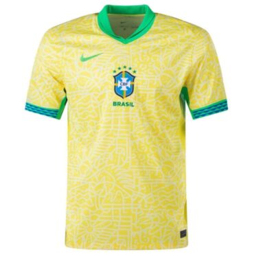 Brazil Home Player Version 2024 Football Jersey (Fans Wear)