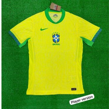 Brazil Home Player Version 2024 Football Jersey (Fans Wear) P1