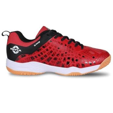 Nivia Hy Energy Badminton Shoes -(Red)