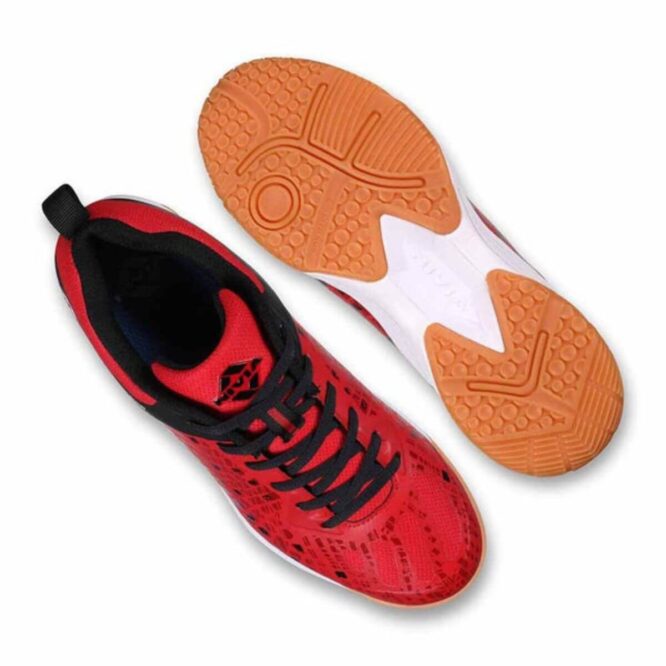 Nivia Hy Energy Badminton Shoes -(Red) p1