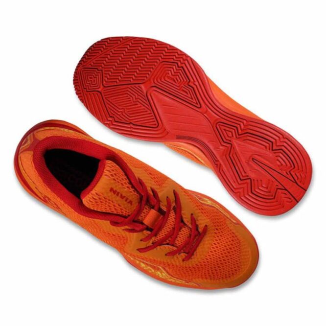 Nivia Warrior 2.0 Basketball Shoes (Orange) p3