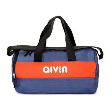Aivin Duffle Bag With Pouch For Carring Water Bottle(Navy-Red)