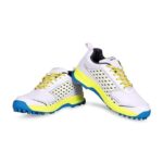 Aivin Hit-Man Cricket Shoes for Man- White/Yellow p3