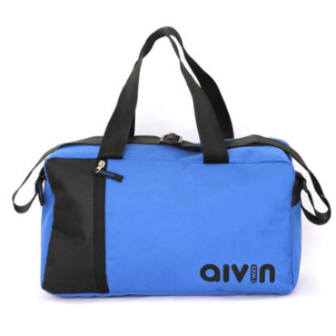 Aivin Square Gym Bag (Blue-Black)