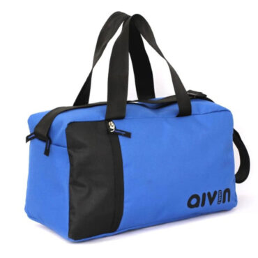 Aivin Square Gym Bag (Blue-Black) p1