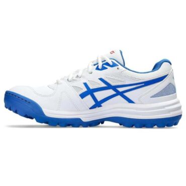 Asics Gel-Lethal Field Men's Cricket Shoes (White/Tuna Blue) p1