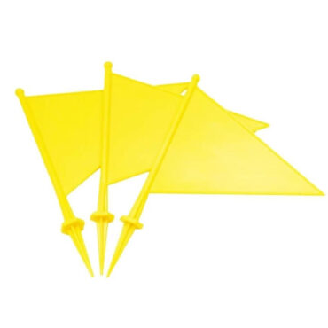 Mikado Plastic Flags (Pack of 3)