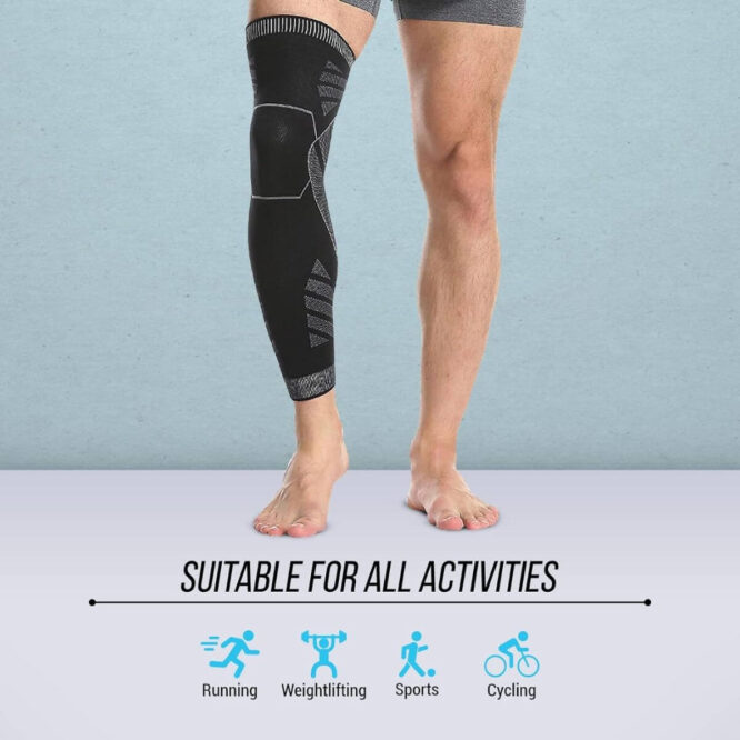 Vector X Long Knee Sleeve with Anti Slip-L p1