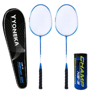 Yoneka 6200DX Badminton Racquet Set With Shuttle